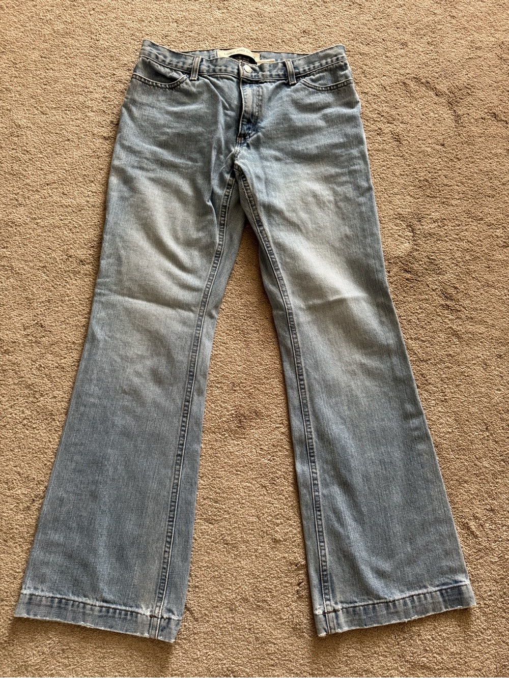 GAP Washed Light Blue Flare Jeans